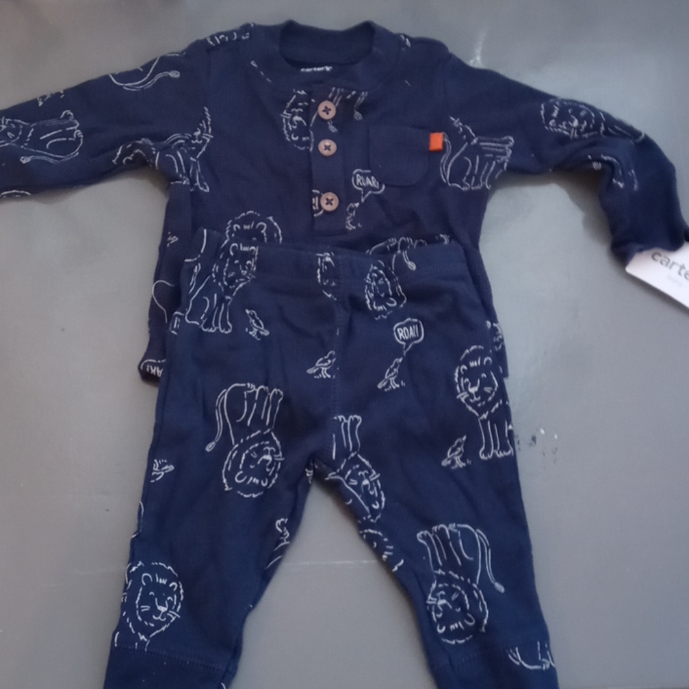 Carter's Little baby basic 2 piece matching set